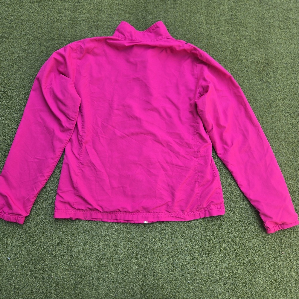 Reebok Jacket Women's Large Pink Windbreaker Long Sleeve Lightweight - Picture 3 of 14